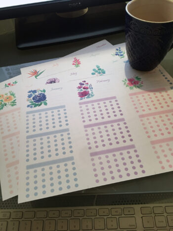 3-Month Habit Tracker - Printable