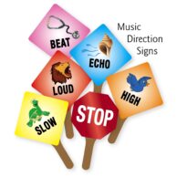 Music Direction Signs - (Download & Cut-out PDF)